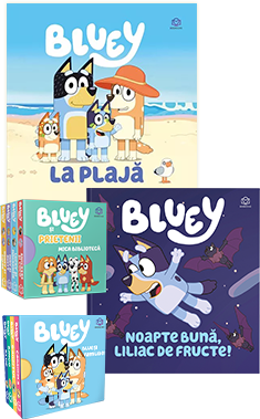 Pachet Bluey și lumea ei vesela